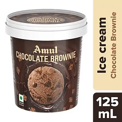 Amul Chocolate Brownie Ice Cream